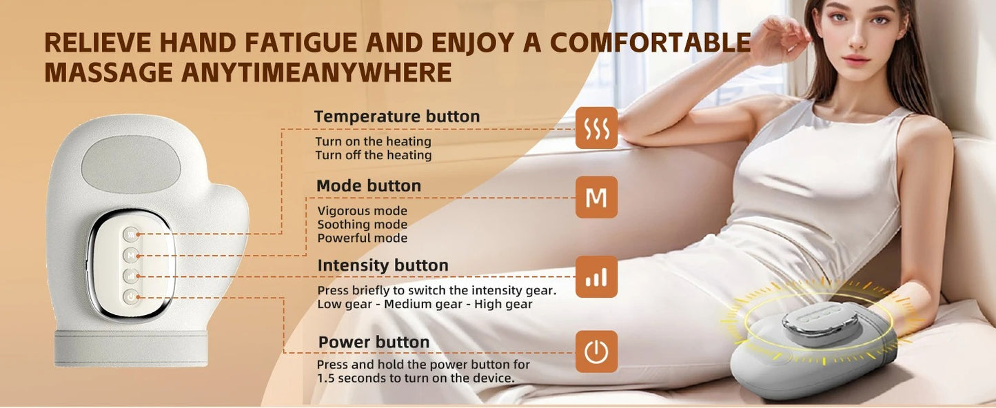 CoreForceLife™Hand Massager with Heat and Compression