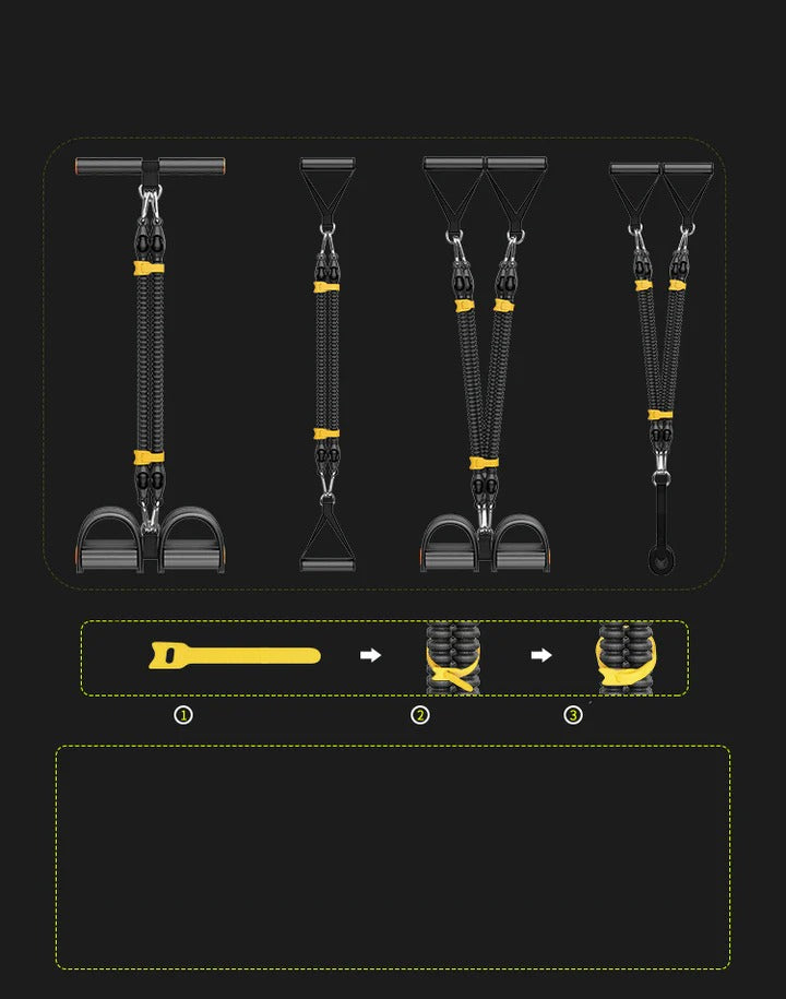 Multifunctional Pedal Resistance Band 